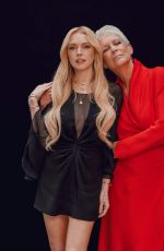 LINDSAY LOHAN and JAMIE LEE CURTIS for New York Times, August 2025