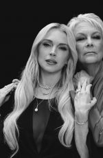 LINDSAY LOHAN and JAMIE LEE CURTIS for New York Times, August 2025