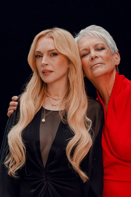 LINDSAY LOHAN and JAMIE LEE CURTIS for New York Times, August 2025