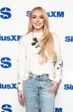 LINDSAY LOHAN at SiriusXM