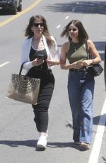 LUCY HALE Arrives at Jennifer Klein