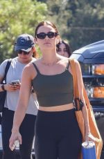 LUCY HALE Heading to a Gym for Morning Workout in Los Angeles 08/30/2025