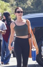 LUCY HALE Heading to a Gym for Morning Workout in Los Angeles 08/30/2025