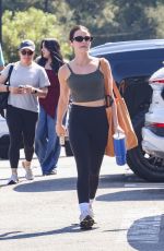 LUCY HALE Heading to a Gym for Morning Workout in Los Angeles 08/30/2025