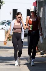 LUCY HALE Out for Iced Coffee with a Friend in Los Angeles 08/06/2025
