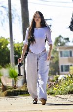 MADISON BEER Arrives at a Friend