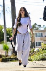 MADISON BEER Arrives at a Friend