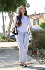 MADISON BEER Arrives at a Friend