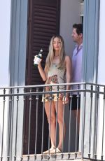 MARGOT ROBBIE at Balcony of Grand Hotel Parker