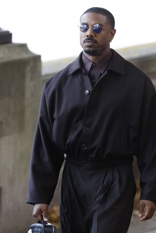 Michael B. Jordan films the first scenes of the remake of the film "The Thomas Crown Affair" 08/04/2025