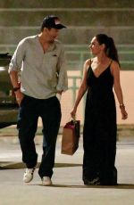 MILA KUNIS and Ashton Kutcher Out for Dinner with Friends at La Dolce Vita 08/13/2025