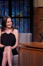 MOLLY GORDON at Late Night with Seth Meyers in New York 08/07/2025