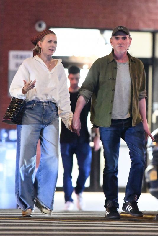 NAOMI WATTS and Billy Crudup on a Date Night in New York City 08/09/2025