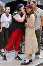 NATALIE PORTMAN Filming Scenes for Good Sex in New York City 08/11/2025