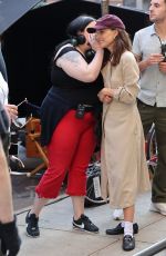 NATALIE PORTMAN Filming Scenes for Good Sex in New York City 08/11/2025