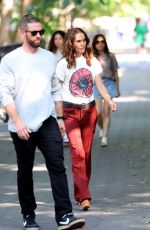 NATALIE PORTMAN on the Set of Good Sex in New York City 08/12/2025