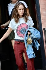 NATALIE PORTMAN on the Set of Good Sex in New York City 08/12/2025