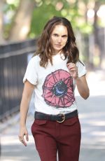 NATALIE PORTMAN on the Set of Good Sex in New York City 08/12/2025