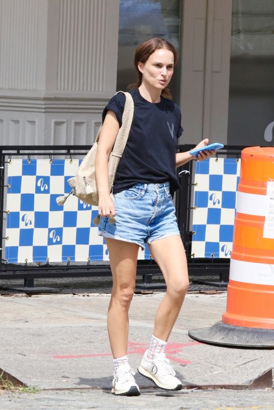 NATALIE PORTMAN Out and About in New York City 08/14/2025