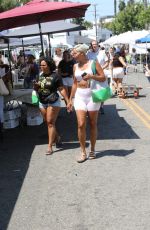 NICOLE MURPHY Out Shopping at Farmers Market in Studio City 08/24/2025