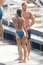 NINA AGDAL in Bikini on Holiday in Cernobbio 08/13/2025