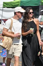 NINA DOBREV and Shaun White Shopping at Studio City Farmers Market 08/24/2025
