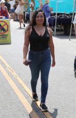 NINFA PEREZ Shopping at Studio City Farmers Market 08/24/2025