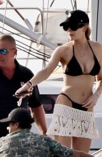 OLIVIA ATTWOOD in Bikini at a Boat Party in Formentera 08/25/2025
