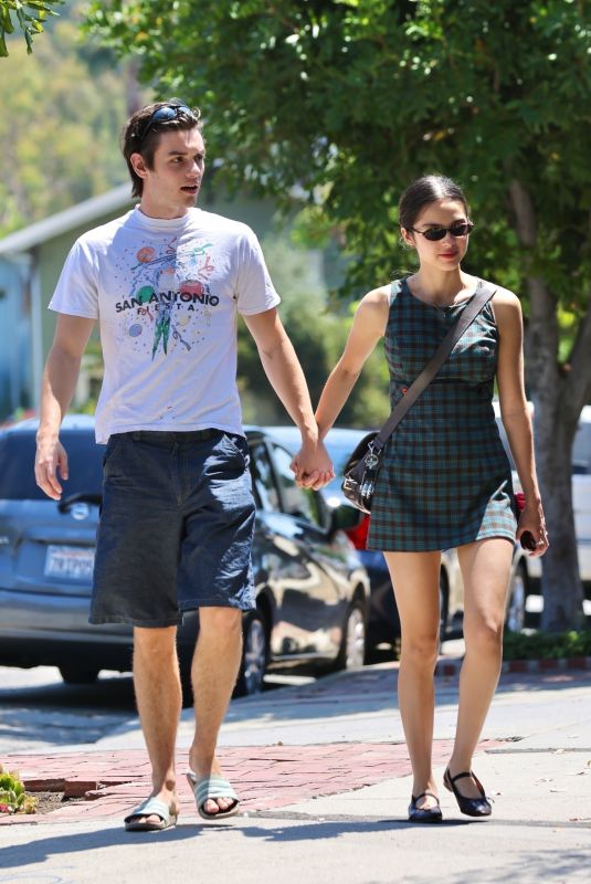 OLIVIA RODRIGO and Conan Gray Out Lunch in Los Angeles 08/10/2025