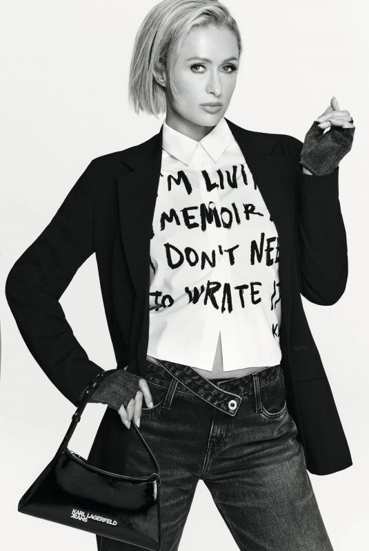 PARIS HILTON for Karl Lagerfeld Fall/Winter 2025 Campaign, August 2025
