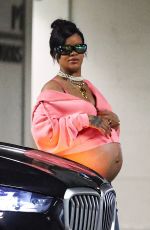 Pregnant RIHANNA Out and About in Beverly Hills 08/11/2025