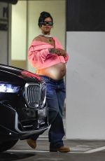 Pregnant RIHANNA Out and About in Beverly Hills 08/11/2025