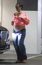 Pregnant RIHANNA Out and About in Beverly Hills 08/11/2025