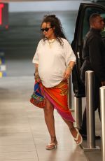 Pregnant RIHANNA Out and About in Beverly Hills 08/21/2025