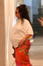 Pregnant RIHANNA Out and About in Beverly Hills 08/21/2025
