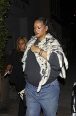 Pregnant RIHANNA Out for a Late Night Dinner at Giorgio Baldi in Santa Monica 08/03/2025