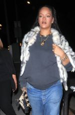 Pregnant RIHANNA Out for a Late Night Dinner at Giorgio Baldi in Santa Monica 08/03/2025