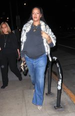 Pregnant RIHANNA Out for a Late Night Dinner at Giorgio Baldi in Santa Monica 08/03/2025