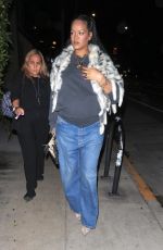 Pregnant RIHANNA Out for a Late Night Dinner at Giorgio Baldi in Santa Monica 08/03/2025
