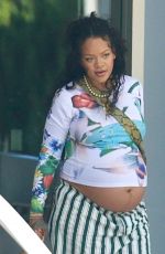 Pregnant RIHANNA Out in Beverly Hills 08/25/2025