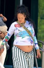 Pregnant RIHANNA Out in Beverly Hills 08/25/2025