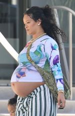 Pregnant RIHANNA Out in Beverly Hills 08/25/2025