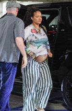 Pregnant RIHANNA Out in Los Angeles 08/25/2025