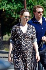 Pregnant SAOIRSE RONAN Out and About in London 08/25/2025