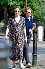 Pregnant SAOIRSE RONAN Out and About in London 08/25/2025