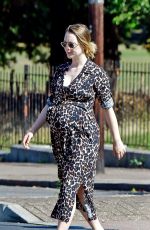 Pregnant SAOIRSE RONAN Out and About in London 08/25/2025
