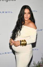 Pregnant VANESSA HUDGENS at At Home with Narwal Summer Soiree in West Hollywood 08/21/2025