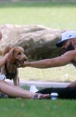 RACHEL ZEGLER and Nathan Louis Fernand Enjoying Lunch at a Park in London 08/13/2025