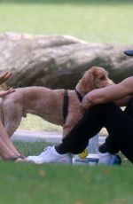 RACHEL ZEGLER and Nathan Louis Fernand Enjoying Lunch at a Park in London 08/13/2025