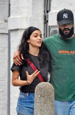 RACHEL ZEGLER and Nathan Louis Fernand Out in London 08/04/2025